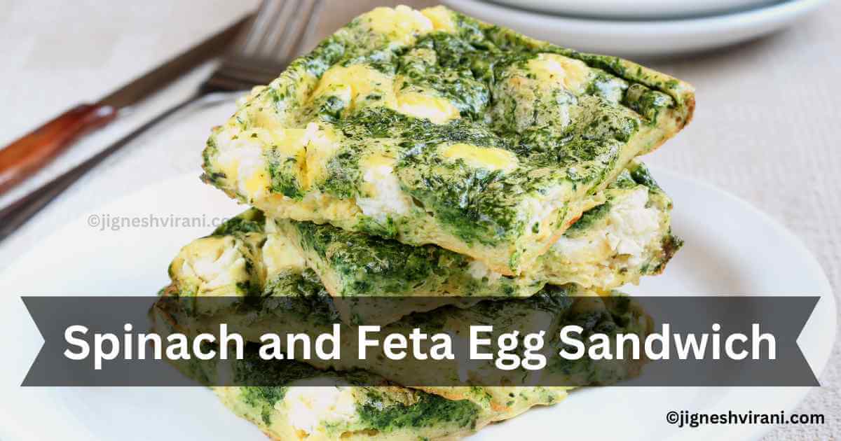 Spinach and Feta Egg Sandwich