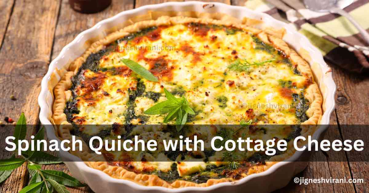 spinach quiche with cottage cheese 